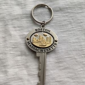 Boston Massachusetts keychain